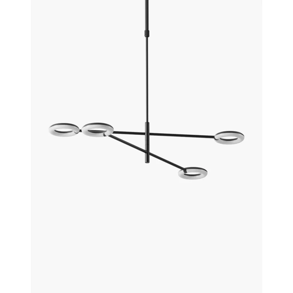 Westwing Collection Lamparas De Techo^Lampara De Techo Grande Led Orientable Odeon