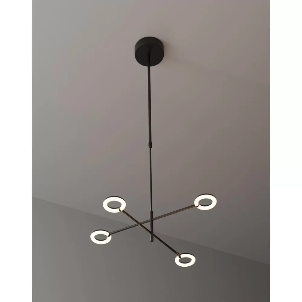 Westwing Collection Lamparas De Techo^Lampara De Techo Grande Led Orientable Odeon