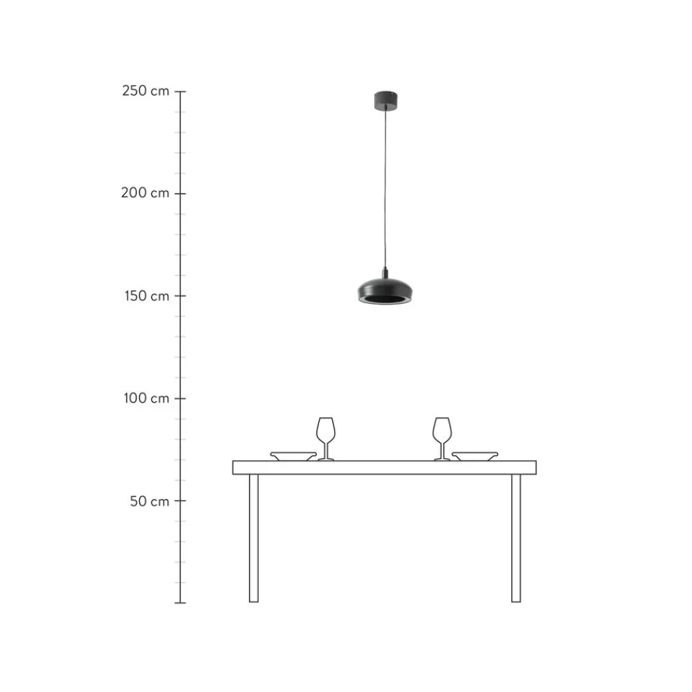 Westwing Collection Lamparas De Techo^Lampara De Techo Redonda Led Alva