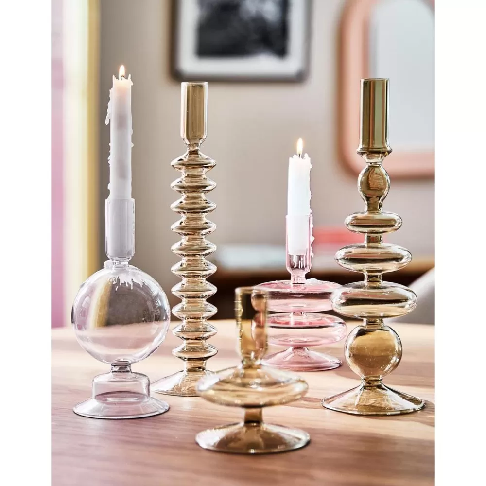 Westwing Collection Candelabros^Set De Candelabros Con Forma Organica Clea, 3 Uds.