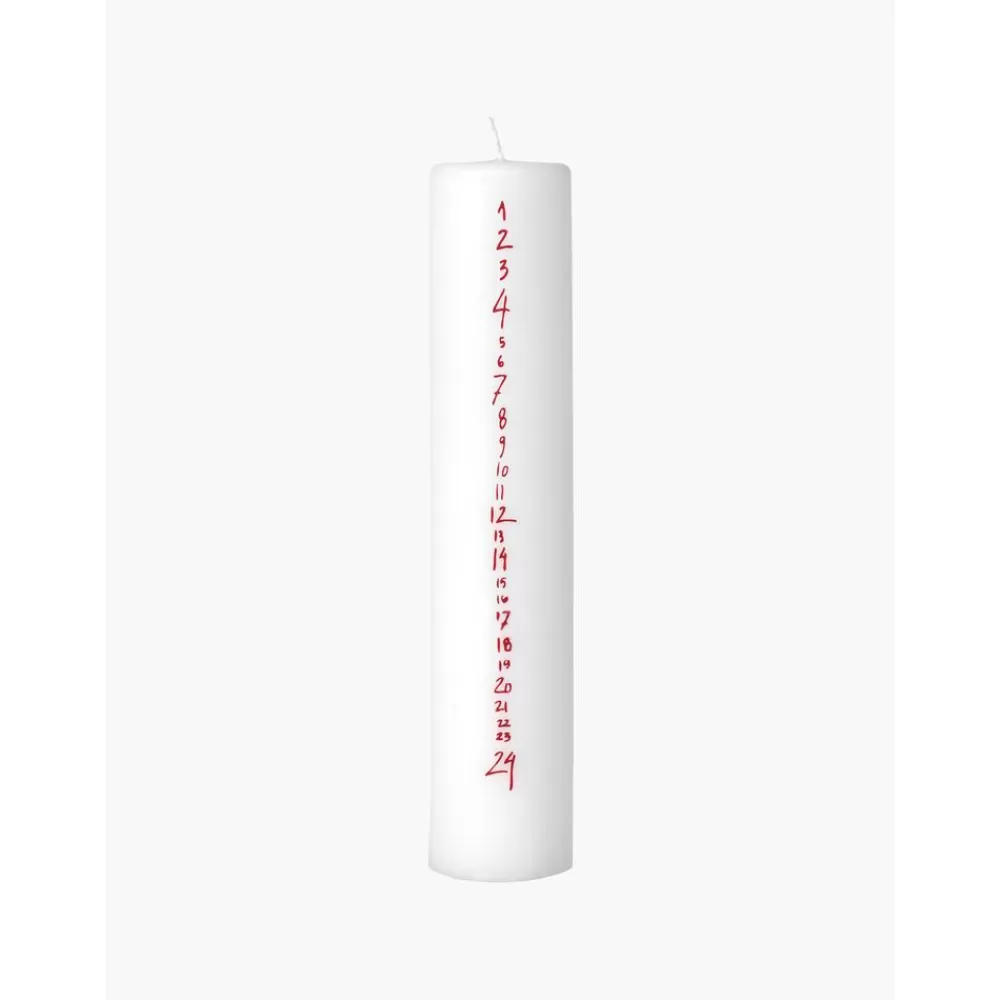 Broste Copenhagen Velas Decorativas^Vela Calendario De Adviento Artesanal Rustic