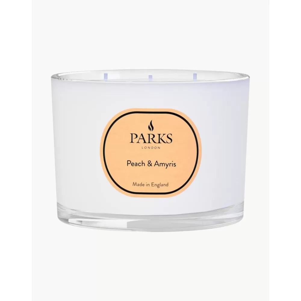Parks London Velas Perfumadas^Vela Perfumada De Tres Mechas Vintage Aromatherapy (Melocoton Y Amyris)