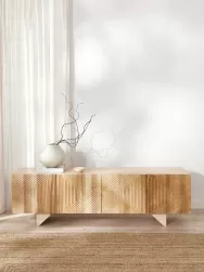 Westwing Collection Aparador De Madera Maciza Louis