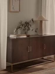 Westwing Collection Aparador De Madera Maciza Lyle
