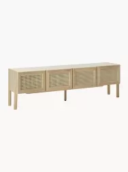 Westwing Collection Aparador De Roble Con Tejido Vienes Jolie