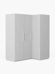 Westwing Collection Armario Esquinero Modular Simone, 3 Puertas (165 Cm), Diferentes Variantes
