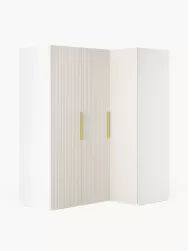 Westwing Collection Armario Esquinero Modular Simone, 3 Puertas (165 Cm), Diferentes Variantes