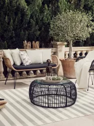 Westwing Collection Banco De Mimbre Costa