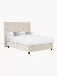 Westwing Collection Cama Continental De Terciopelo Premium Pheobe
