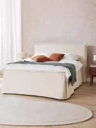 Westwing Collection Cama Continental Premium Violet