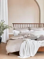 Westwing Collection Cama De Madera De Pino Maciza Windsor, Con Cabecero