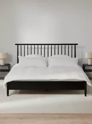 Westwing Collection Cama De Madera De Pino Maciza Windsor, Con Cabecero