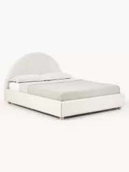 Westwing Collection Cama Tapizada Ebba, Con Espacio De Almacenamiento
