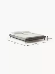 Westwing Collection Cama Tapizada Meya