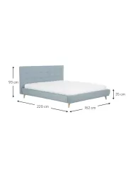 Westwing Collection Cama Tapizada Moon