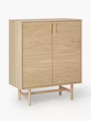 Westwing Collection Chiffonnier Con Puertas De Roble Diana