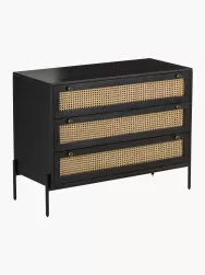 Westwing Collection Comoda Cajonera Con Tejido Vienes Vienna