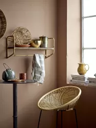 Bloomingville Estante De Pared En Look Bambu Rod