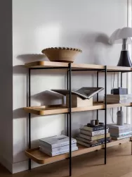 Westwing Collection Estanteria De Madera Y Metal Renee