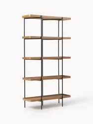 Westwing Collection Estanteria Grande De Madera Y Metal Renee