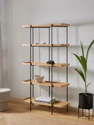 Westwing Collection Estanteria Grande De Madera Y Metal Renee