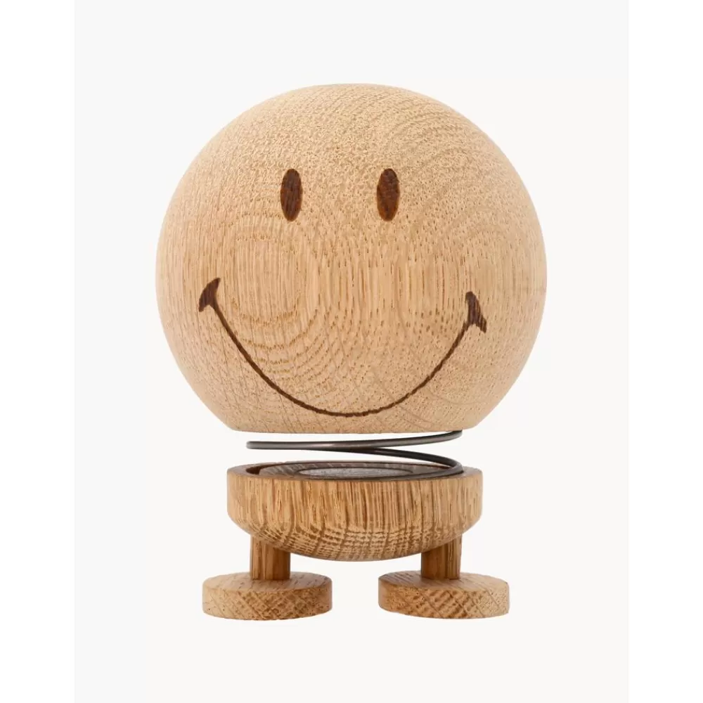 Hoptimist Figuras Decorativas^Figura Decorativa De Roble Smiley