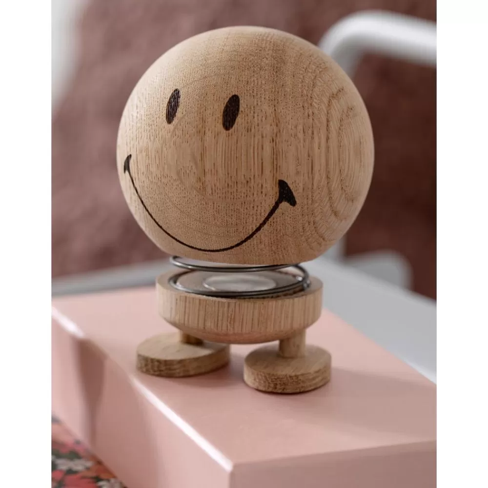 Hoptimist Figuras Decorativas^Figura Decorativa De Roble Smiley