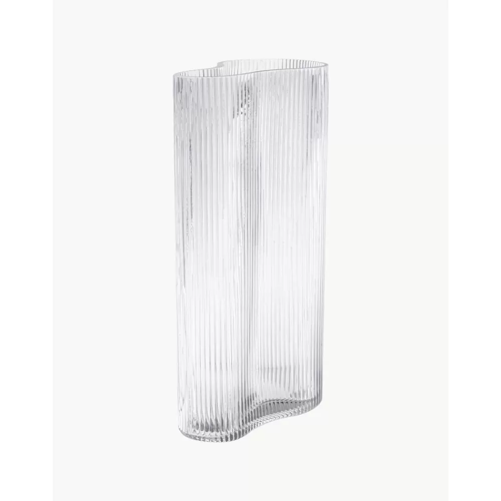 Westwing Collection Jarrones^Jarron Soplado Artesanalmente Con Relieve De Diseno Dawn
