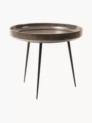 Mater Mesa Auxiliar Bowl Table, Tablero De Madera De Mango