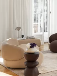 Westwing Collection Mesa Auxiliar De Madera Benno