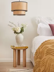 Westwing Collection Mesa Auxiliar De Madera Didi
