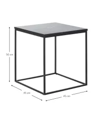 Westwing Collection Mesa Auxiliar De Marmol Vince