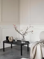 Cooee Design Mesa De Centro Ovalada De Madera De Roble Woody