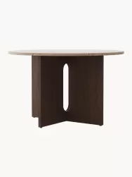 Audo Copenhagen Mesa De Comedor Androgyne, Tablero De Piedra Arenisca, O 120 Cm