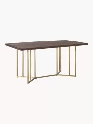 Westwing Collection Mesa De Comedor De Madera De Mango Luca, Tamanos Diferentes