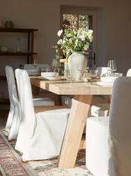 Westwing Collection Mesa De Comedor De Madera De Roble Ashton, Tamanos Diferentes