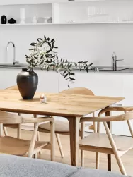 Westwing Collection Mesa De Comedor De Madera De Roble Maciza Archie, Tamanos Diferentes