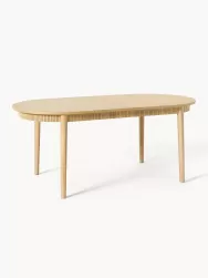 Westwing Collection Mesa De Comedor Extensible De Madera De Roble Calary