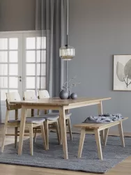 Rowico Mesa De Comedor Extensible De Madera Melfort, 180-280 X 90 Cm