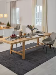Rowico Mesa De Comedor Extensible En Roble Brooklyn, Tamanos Diferentes