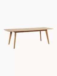 Rowico Mesa De Comedor Extensible En Roble Cirrus, 190-235 X 90 Cm