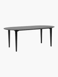 Westwing Collection Mesa De Comedor Ovalada De Madera De Mango Maciza Archie, 200 X 100 Cm