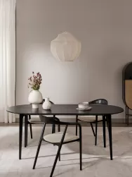 Westwing Collection Mesa De Comedor Ovalada De Madera De Mango Maciza Archie, 200 X 100 Cm