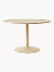 Westwing Collection Mesa De Comedor Ovalada De Marmol Miley, 120 X 90 Cm
