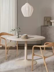Westwing Collection Mesa De Comedor Ovalada De Marmol Miley, 120 X 90 Cm