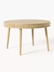 Westwing Collection Mesa De Comedor Redonda Calary, Con Espacio De Almacenamiento