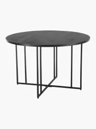 Westwing Collection Mesa De Comedor Redonda De Madera De Mango Luca, Tamanos Diferentes