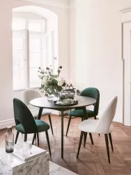 Westwing Collection Mesa De Comedor Redonda De Madera De Mango Oscar