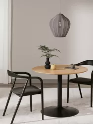 Westwing Collection Mesa De Comedor Redonda En Fresno Menorca, O 100 Cm