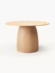 Westwing Collection Mesa De Comedor Redonda En Roble Nelly, Tamanos Diferentes
